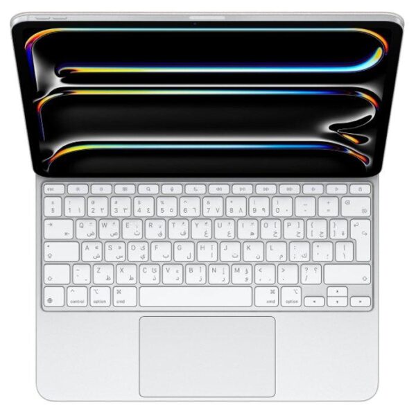 Apple Magic English & Arabic Keyboard for iPad Pro 11-inch M4, MWR03AB/A -White