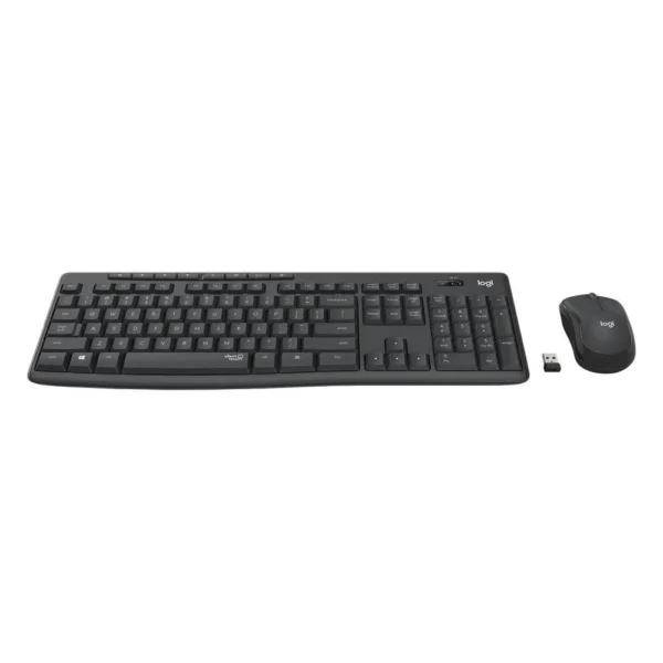 Logitech MK295 Wireless Mouse & Keyboard Combo with Silent Touch Arabic \ English