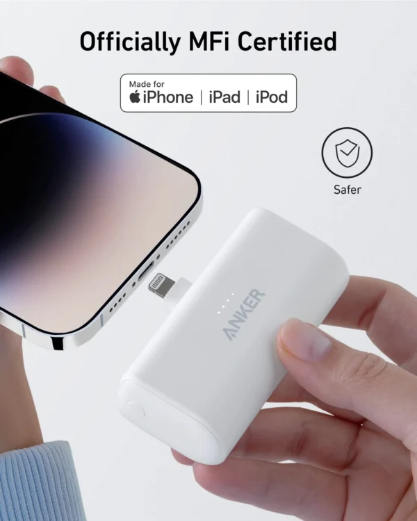 Anker Nano Power Bank (12W, Built-In Lightning Connector) - Image 3