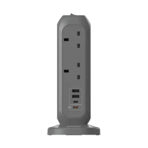 Momax ONEPLUG 11-Outlet Power Strip With USB | Grey US11UKE