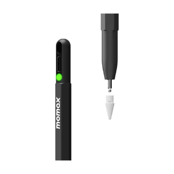 Momax Mag.Link Pop Magnetic active stylus pen | Black TP10D1 - Image 6