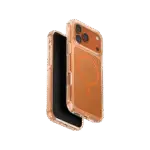 UNIQ Hybrid iPhone 17 Pro Max Case 2025 6.9-inch Magclick Charging Lifepro Xtreme (Af) - Frost Clear/Volt Orange (Frost Clear/Volt Orange)