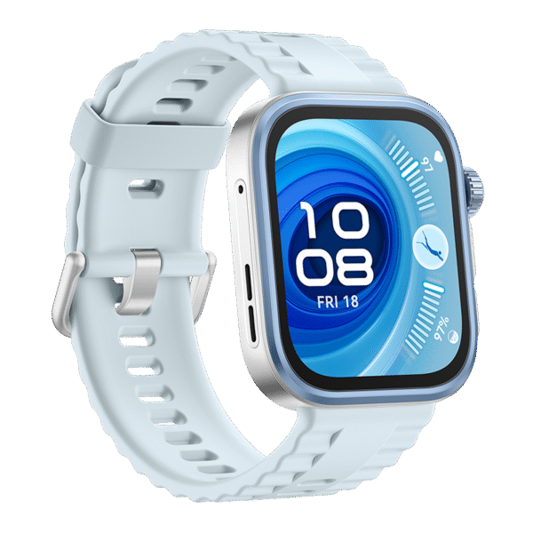 HUAWEI WATCH FIT 4 Pro Black Fluoroelastomer Strap Blue - Image 2
