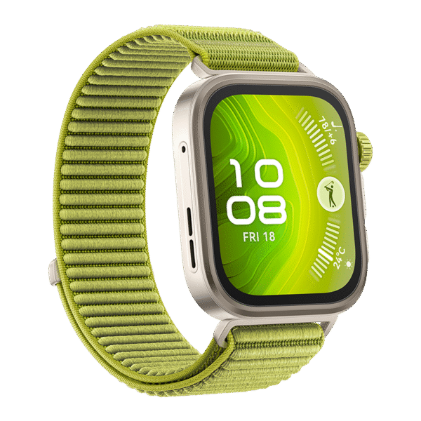 HUAWEI WATCH FIT 4 Pro Green Nylon Strap Green - Image 2